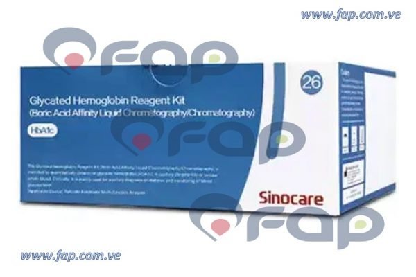 SINOCARE HbA1c PHC-50 X 50 TEST + CONTROL